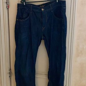 robert graham dark blue jeans